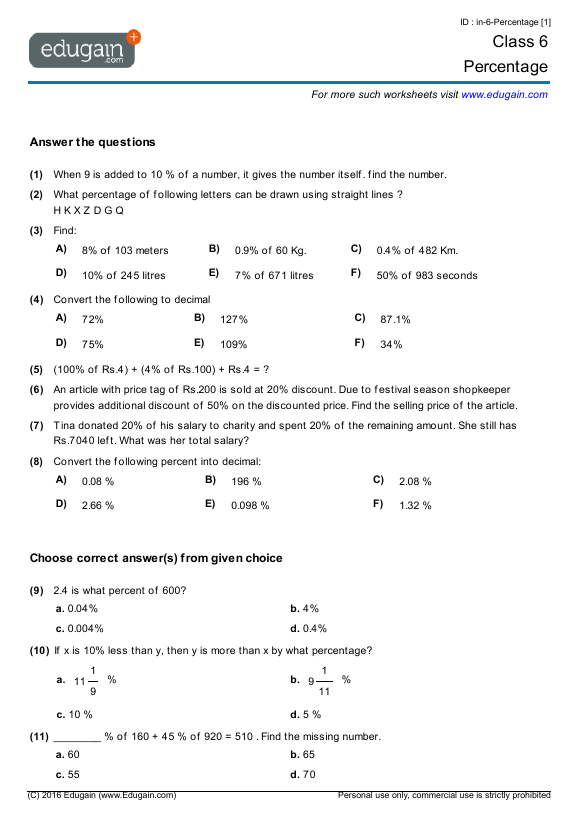 69-free-tutorial-grade-6-math-percentage-worksheet-pdf-doc-math
